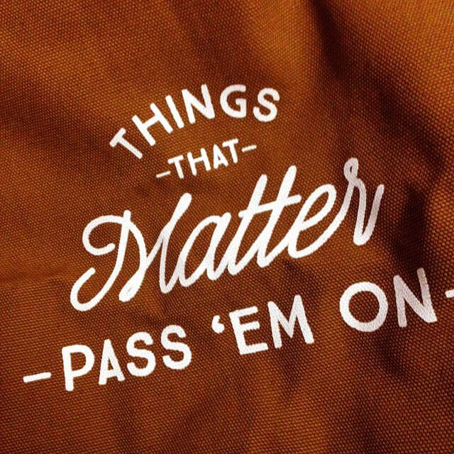Things that matter