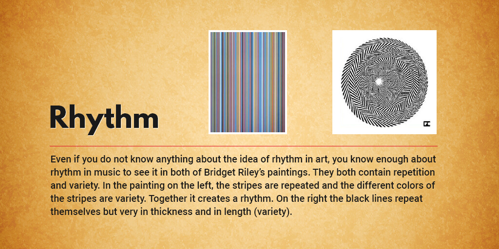Basic Principle of Design - Rhythm