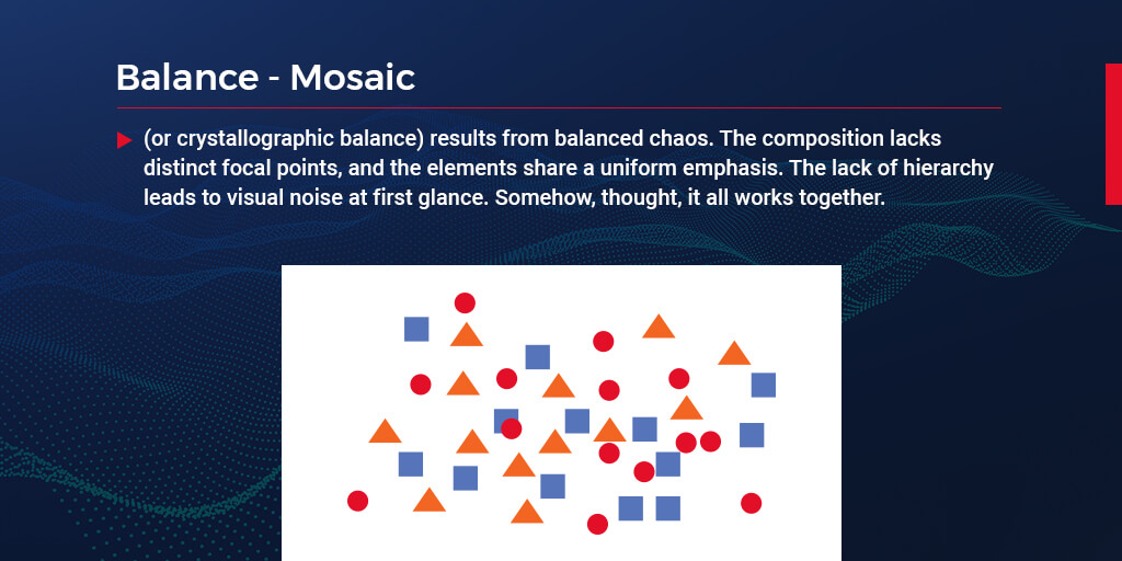Mosaic / Crystallographic Balance